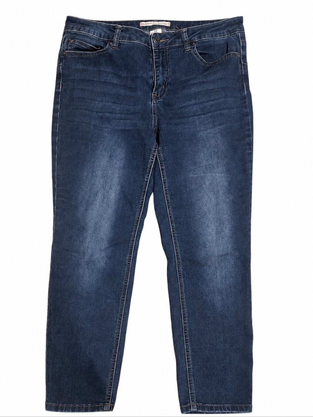 LOVE INDIGO Straight Denim Jeans